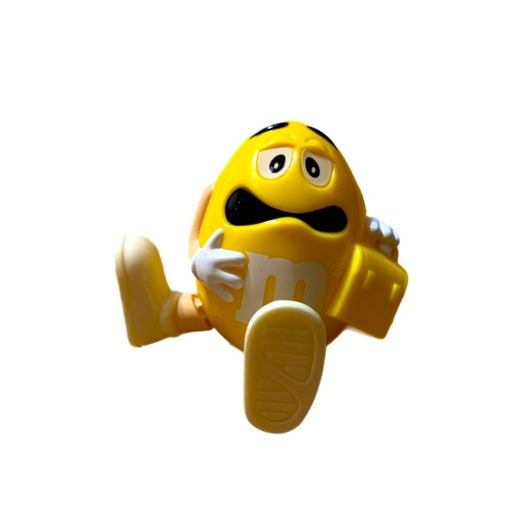 Vintage 1997 Yellow M&M Burger King Kid’s Meal Toy - Picture 1 of 2
